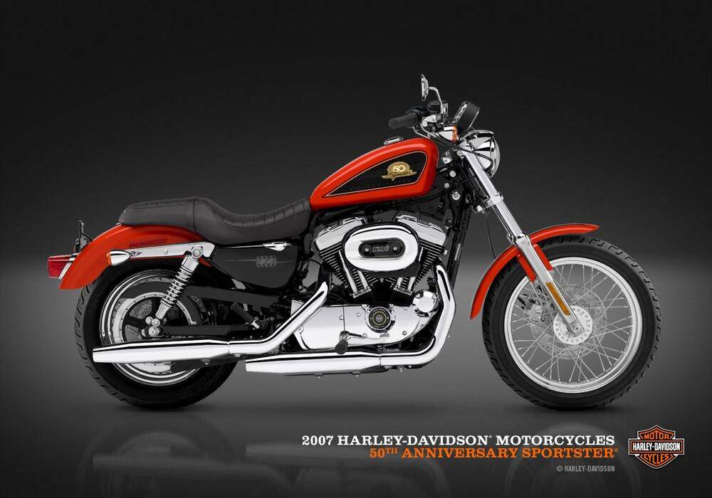 Fiche technique Harley-Davidson XL50 Sportster &quot;50th Anniversary&quot; (2007)