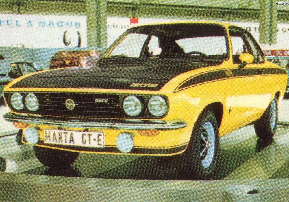 Fiche technique Opel Manta GT/E (A) (1974-1975)