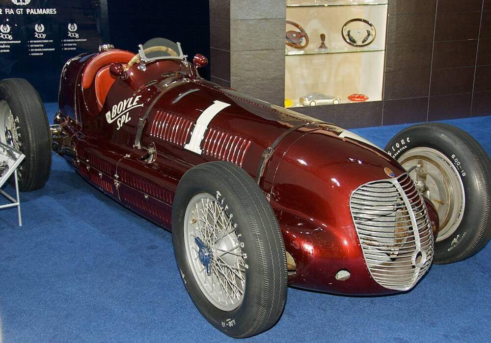 Fiche technique Maserati 8CTF Boyle Special (1938)