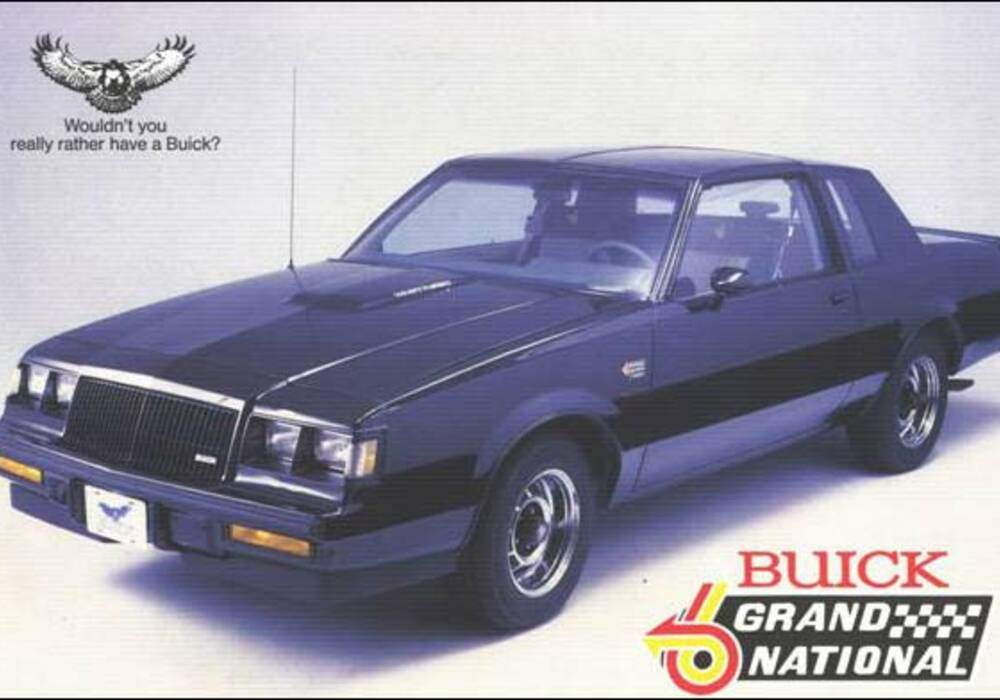Fiche technique Buick Regal II Grand National (1985-1987)