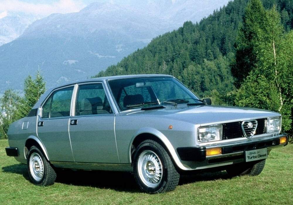 Fiche technique Alfa Romeo Alfetta 2.0 Turbo Diesel (116) (1979-1984)