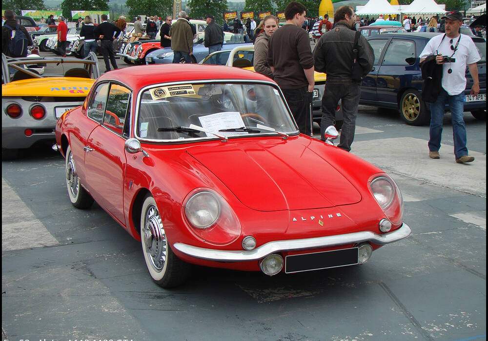 Fiche technique Alpine A110 GT4 (1963-1969)