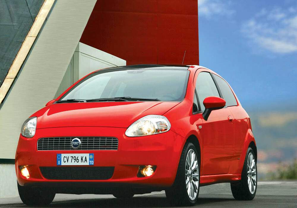 Fiche technique Fiat Grande Punto 1.3 JTD 75 (199) (2005-2009)