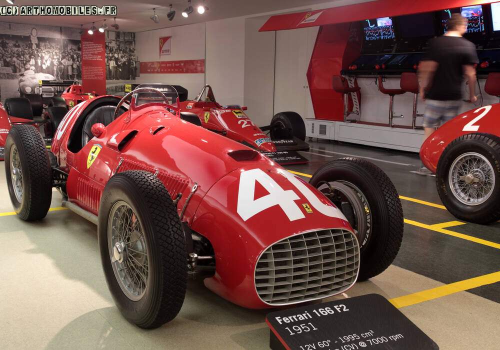 Fiche technique Ferrari 166 F2 (1949-1951)