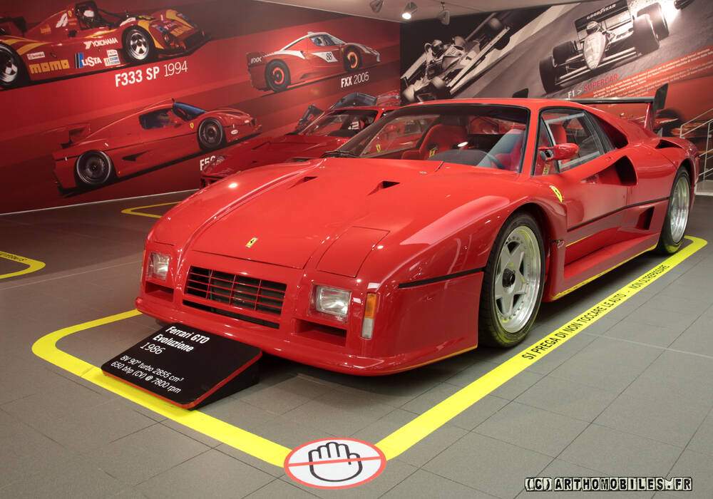 Fiche technique Ferrari 288 GTO Evoluzione (1985-1988)