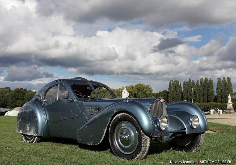 Fiche technique Bugatti Type 57 SC Atlantic (1936-1938)