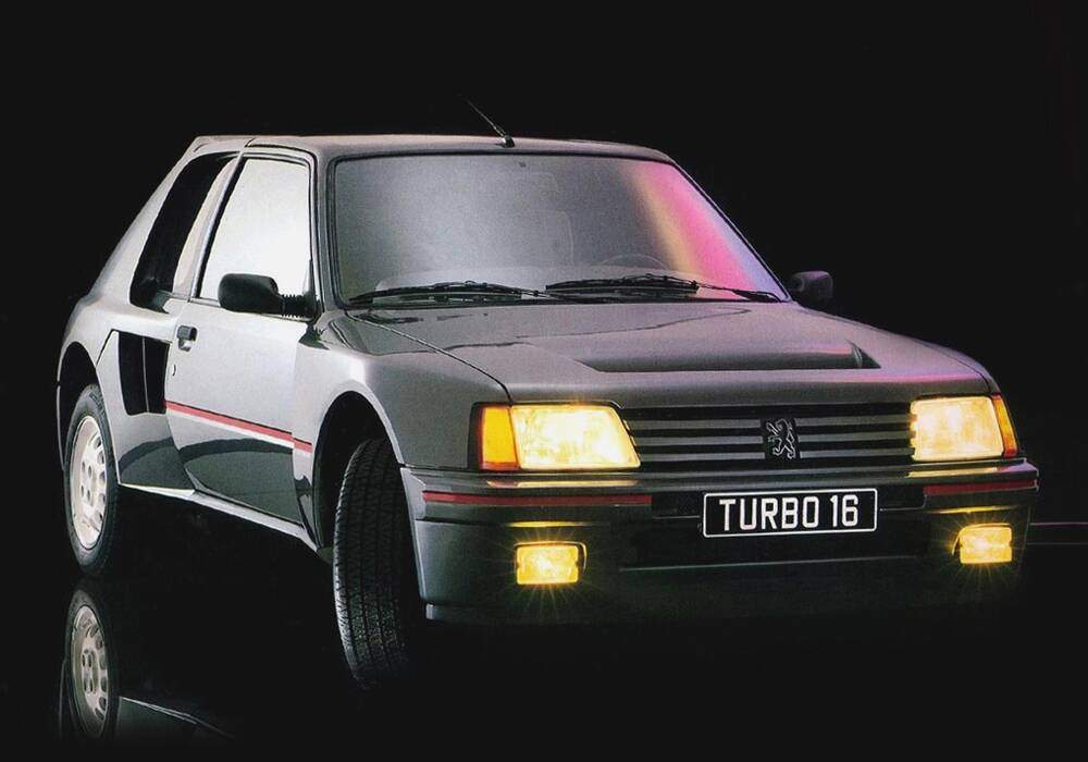 Fiche technique Peugeot 205 T16 (1984-1986)