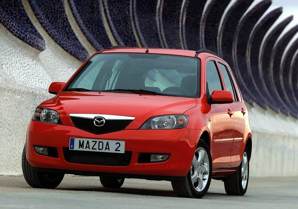 Fiche technique Mazda 2 1.6 MZi 100 (DY) (2003-2007)