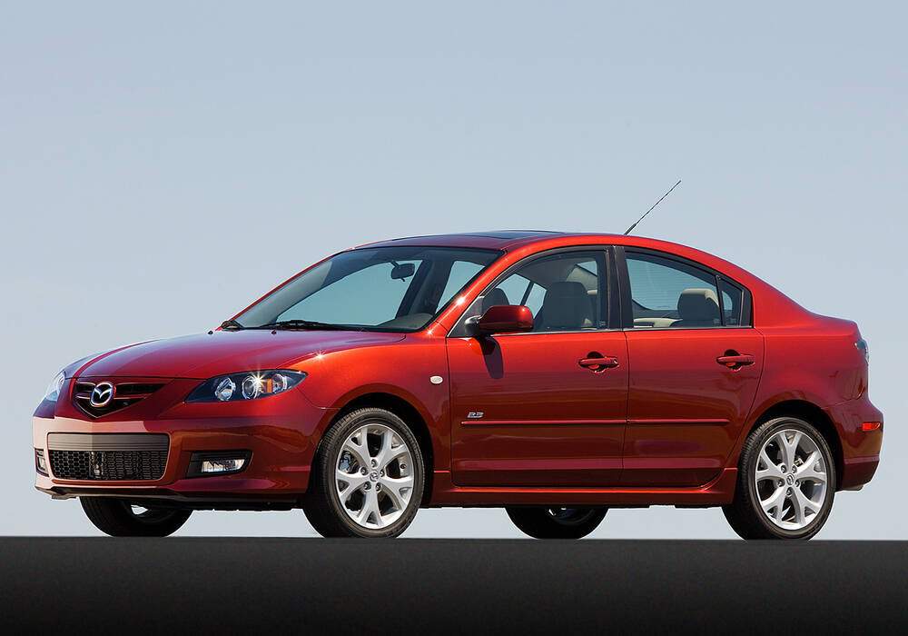 Fiche technique Mazda 3 Sedan 2.3 (BK) (2006-2009)