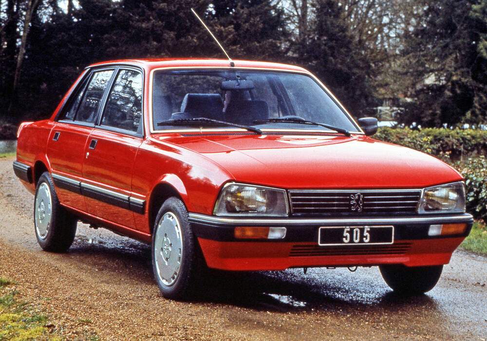 Fiche technique Peugeot 505 turbo injection 180 (1986-1988)