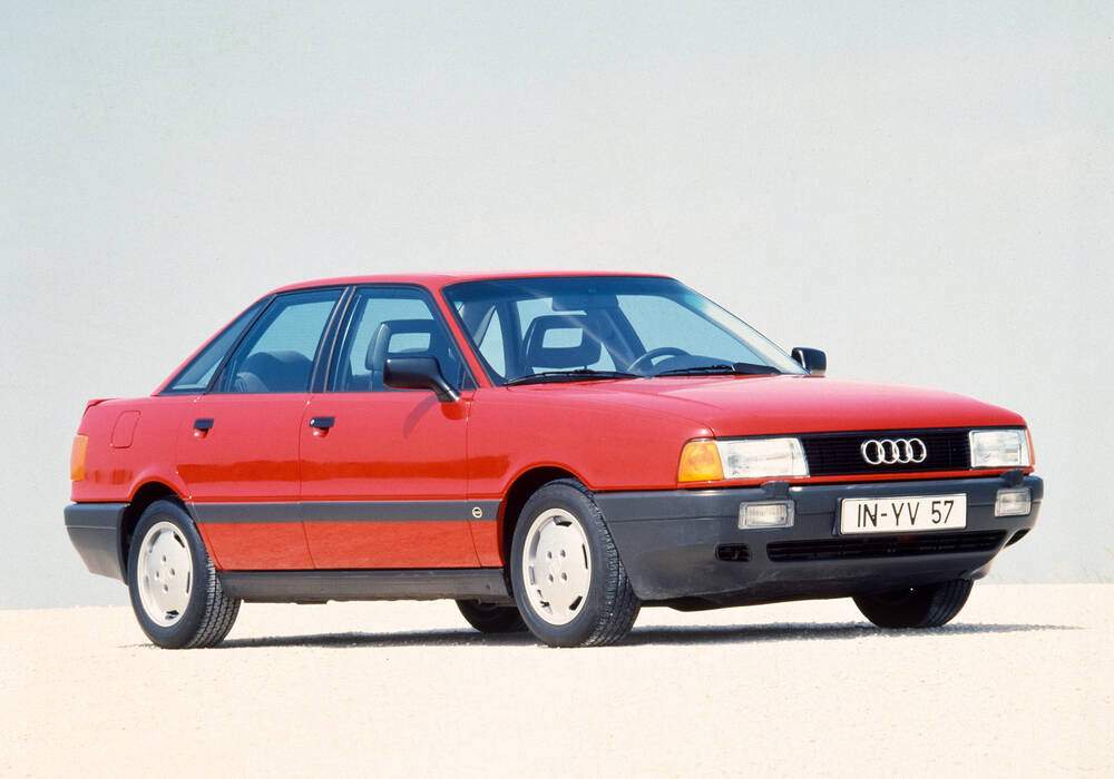 Fiche technique Audi 80 III 1.8 E (B3) (1986-1990)