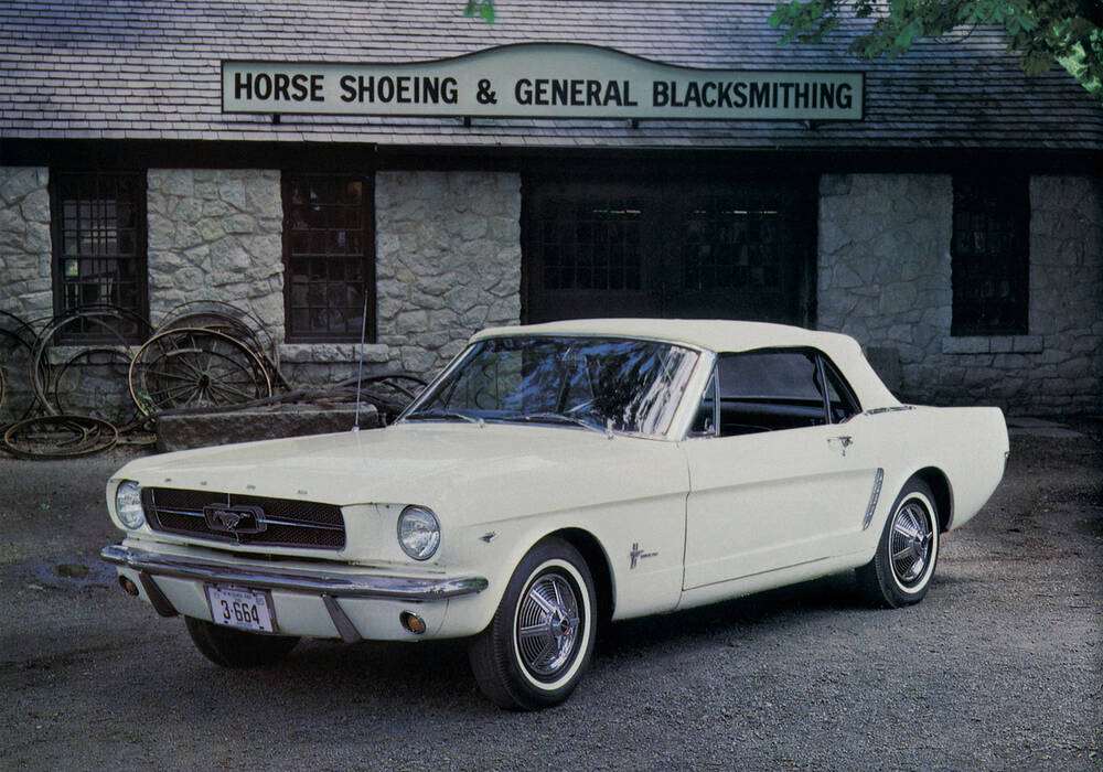 Fiche technique Ford Mustang Convertible 170ci 100 (1964-1965)