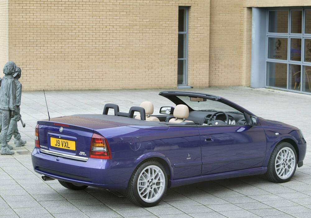 Fiche technique Vauxhall Astra IV Cabriolet 2.0 Turbo 200 &laquo; Edition 100 &raquo; (2003)