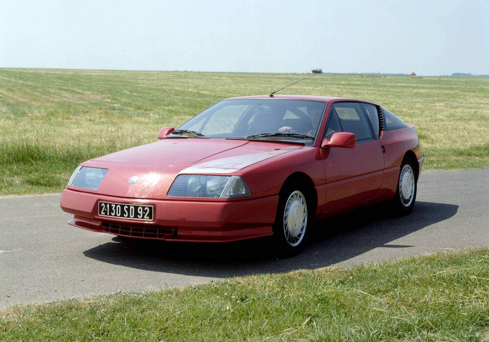 Fiche technique Alpine GTA V6 Turbo (200 ch) &laquo; Mille Miles &raquo; (1989)
