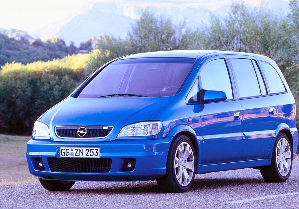 Fiche technique Opel Zafira OPC (A) (2001-2003)