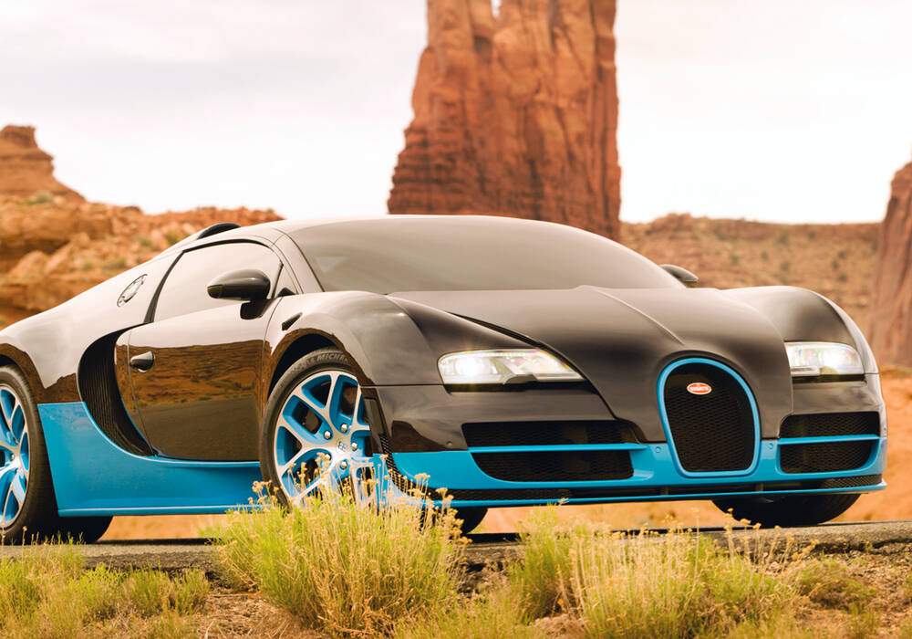 Fiche technique Voitures de films : Bugatti Veyron Grand Sport Vitesse &quot;Drift&quot; (2014)