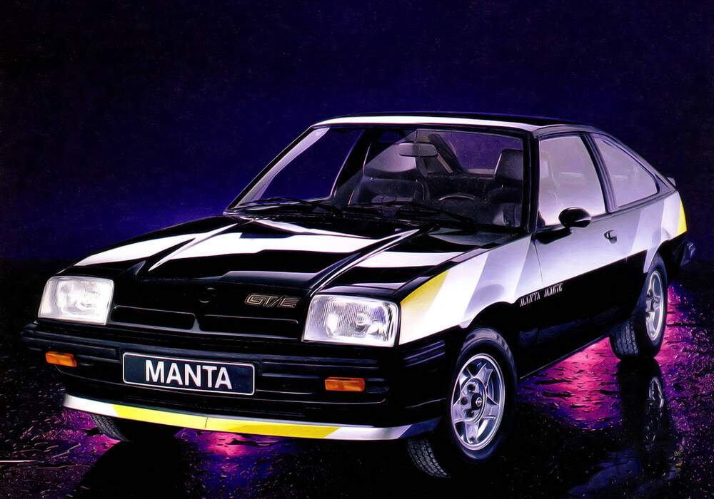 Fiche technique Opel Manta II 2.0 GT/E (B) &laquo; Manta Magic &raquo; (1981)