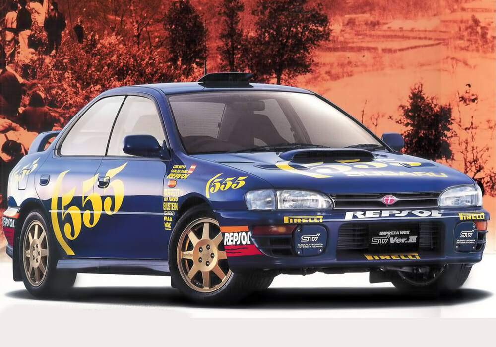Fiche technique Subaru Impreza WRX STi (GC) &laquo; 555 &raquo; (1995-1996)
