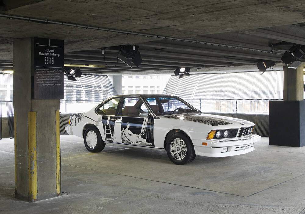Fiche technique BMW 635Csi (E24) &laquo; Art Car by Robert Rauschenberg &raquo; (1986)