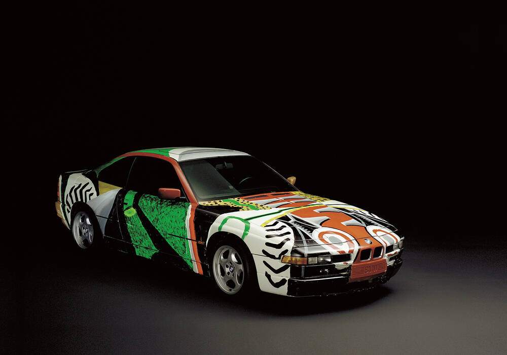 Fiche technique BMW 850Csi (E31) &laquo; Art Car by David Hockney &raquo; (1995)