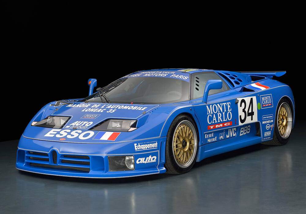 Fiche technique Bugatti EB110 SS Le Mans (1994)