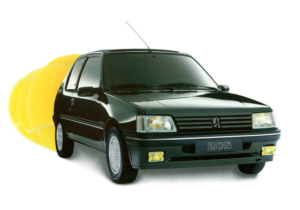 Fiche technique Peugeot 205 1.4 85 &laquo; Roland Garros &raquo; (1989-1993)