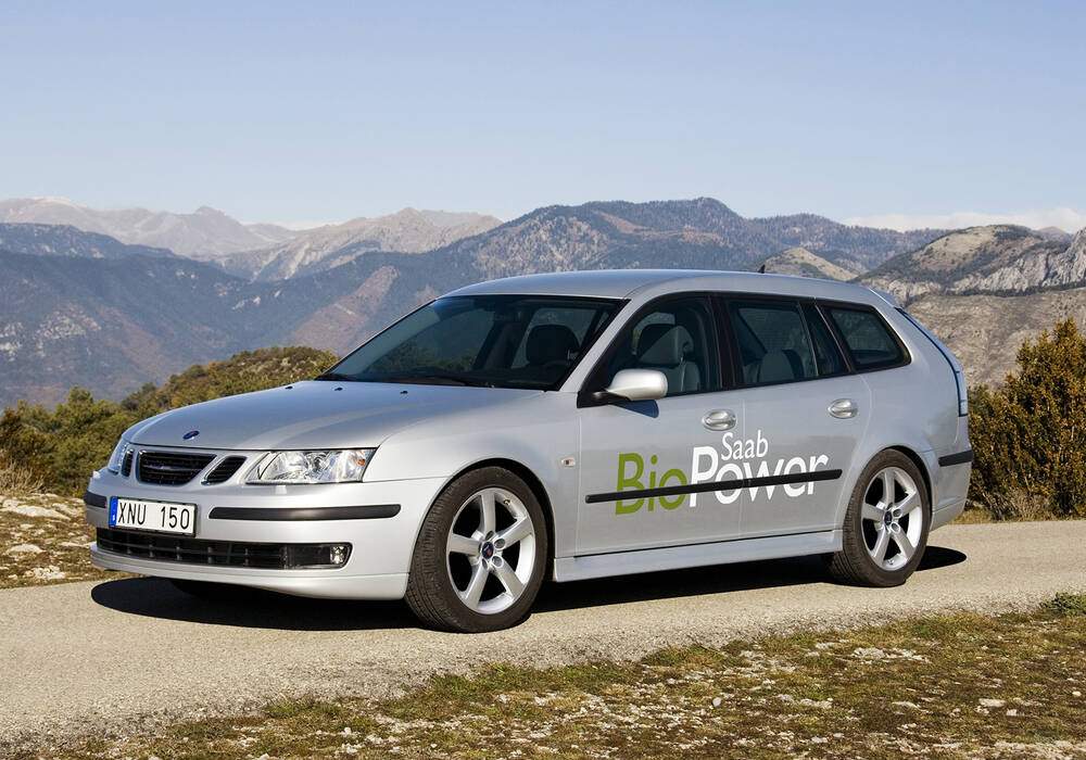 Fiche technique Saab 9-3 II SportWagon 2.0T BioPower (2007-2010)