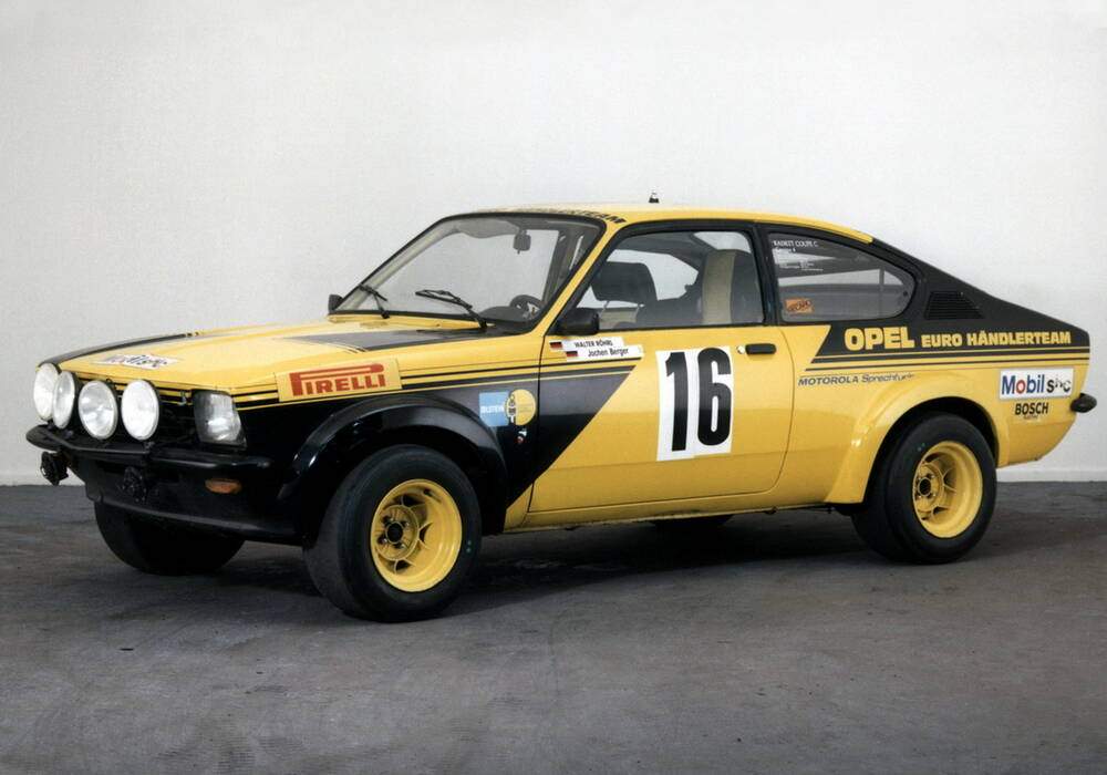 Fiche technique Opel Kadett GT/E Group 2 Rallye Car (1975-1977)