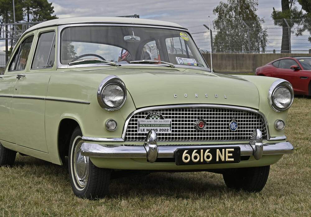 Fiche technique Ford Consul MK II (204E) (1956-1962)