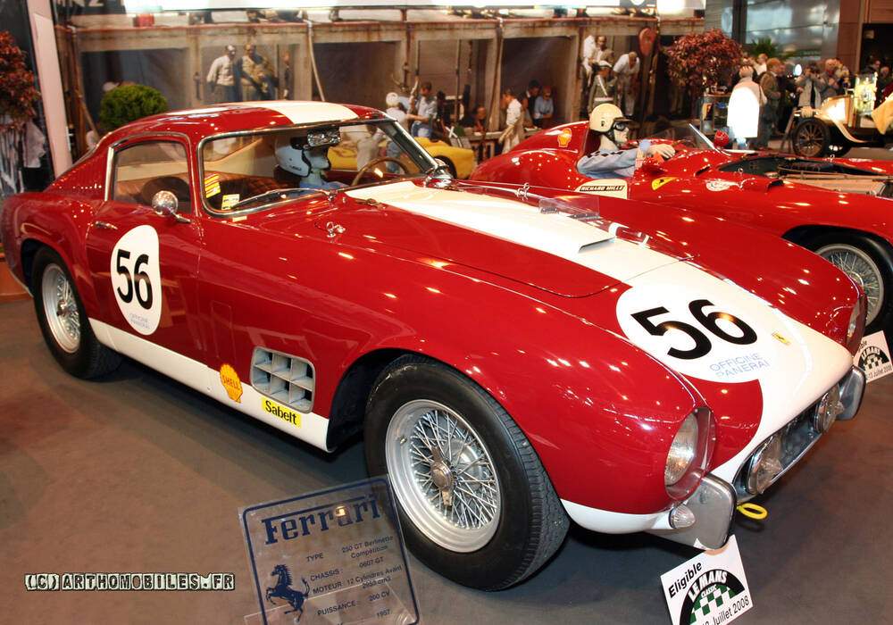 Fiche technique Ferrari 250 GT Berlinetta Tour de France '14 Louvre' (1956-1957)
