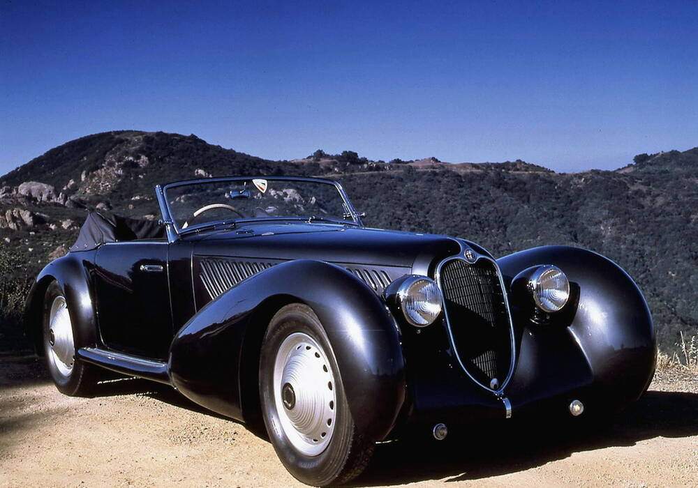 Fiche technique Alfa Romeo 8C 2900 B &laquo; Corto Pininfarina Spider &raquo; (1937)