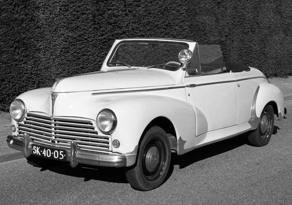 Fiche technique Peugeot 203 Cabriolet (1952)