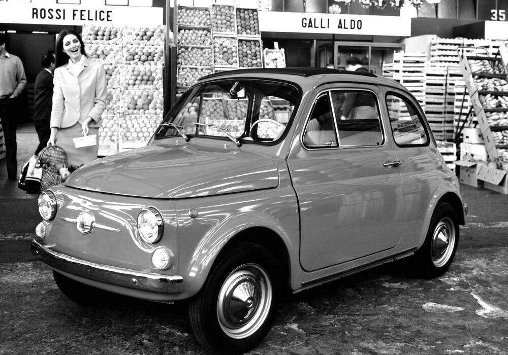 Fiche technique Fiat 500 F (1965-1972)