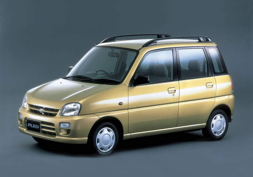 Fiche technique Subaru Pleo 0.7 (58 ch) (1998-2009)