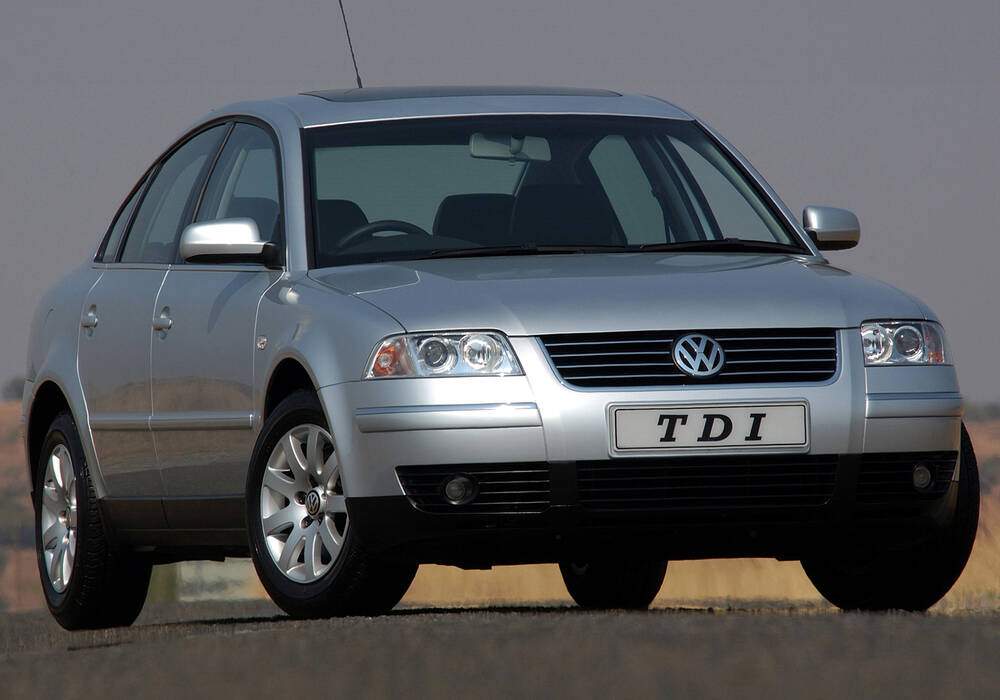 Fiche technique Volkswagen Passat V 2.5 TDI 165 (2004-2005)