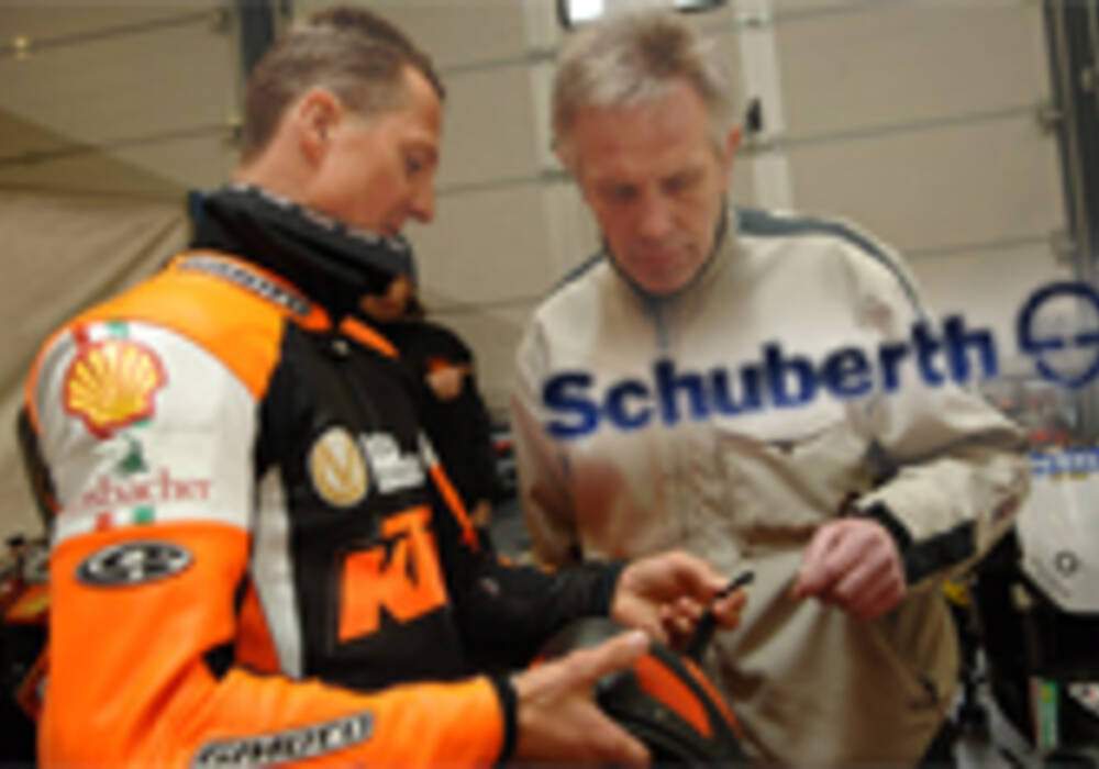 Michael Schumacher collabore avec Schuberth