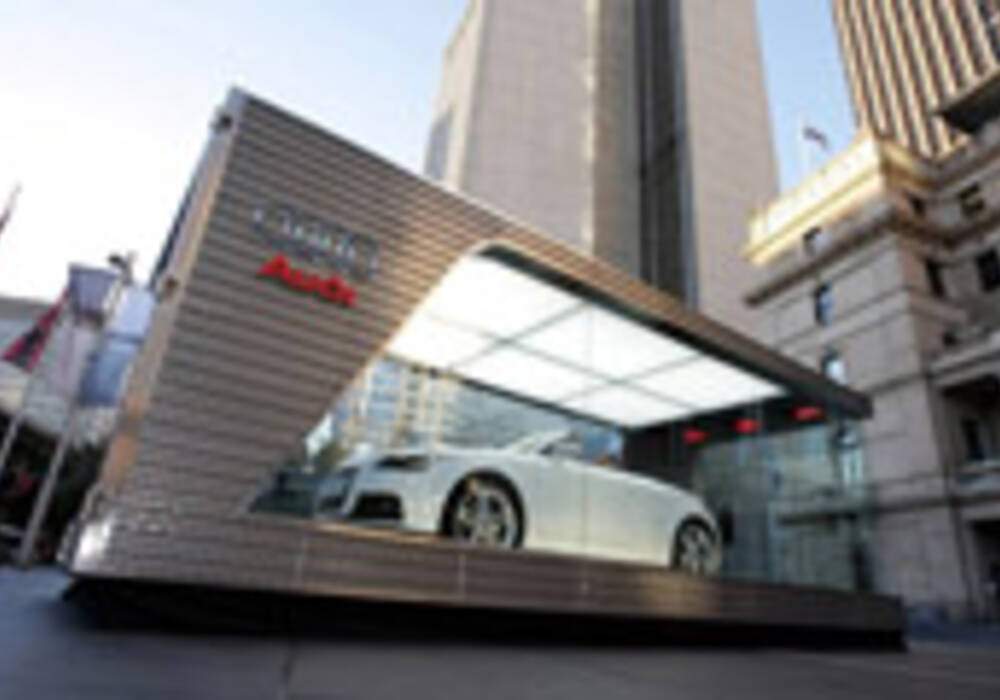 Un showroom mono-v&eacute;hicule pour Audi Australie