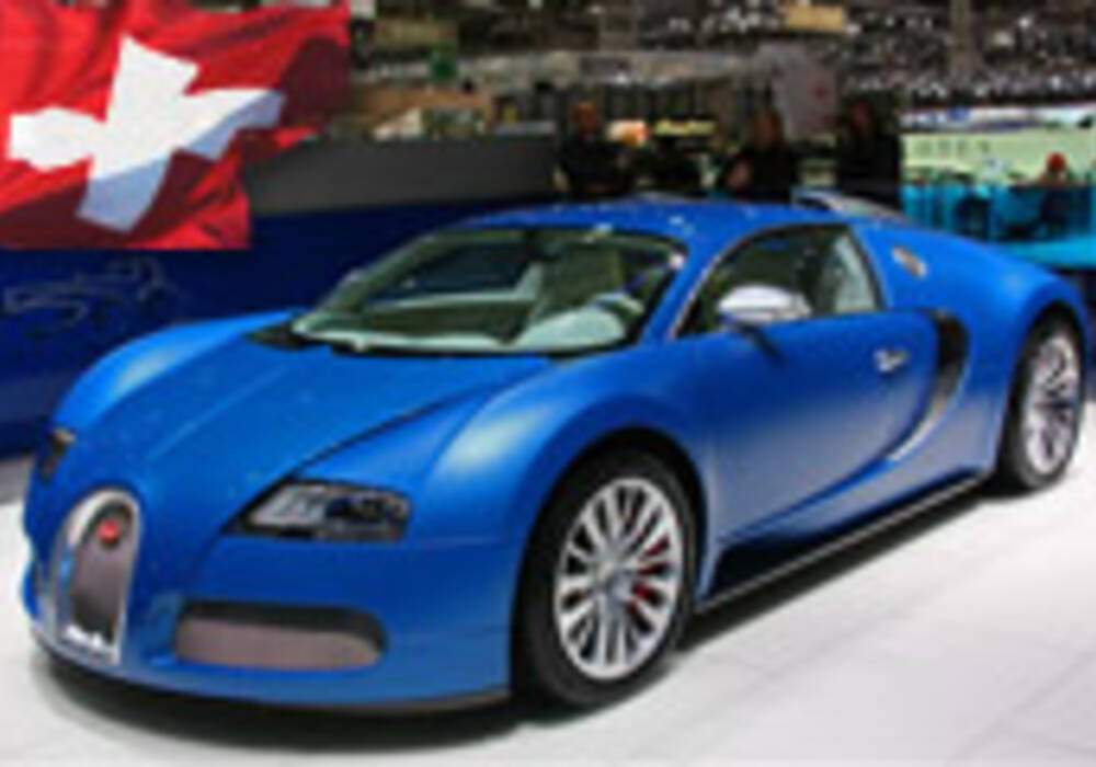 Gen&egrave;ve Direct : Bugatti Veyron Bleu Centenaire