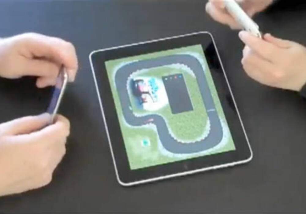PadRacer, jeu de circuit virtuel pour iPad et iPhone