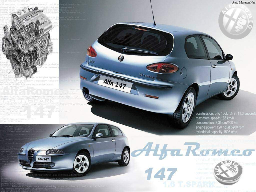 Alfa Romeo 147 1.6 TS 120 (937) (2000-2010),  ajouté par potus75