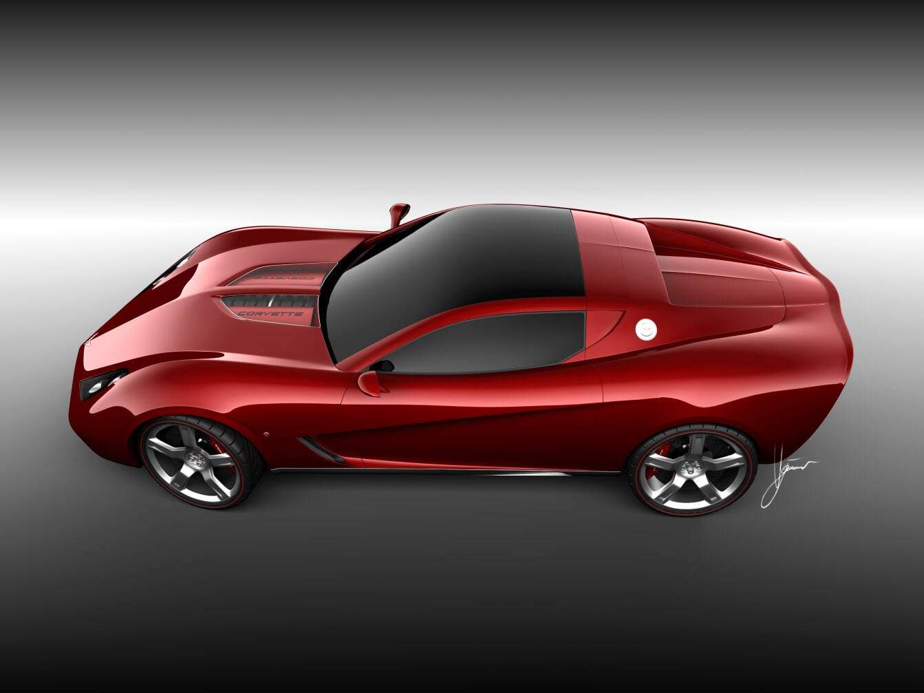 Ugur Sahin Design Corvette Z03 Concept (2008),  ajouté par fox58