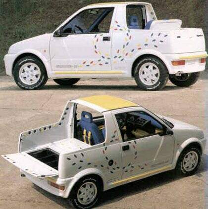 Pininfarina Fiat Cinquecento Pick-Up (1992),  ajouté par rinspeed