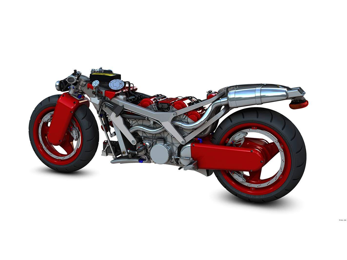 Amir Glinik Ferrari Concept Bike (2008),  ajouté par Manimal