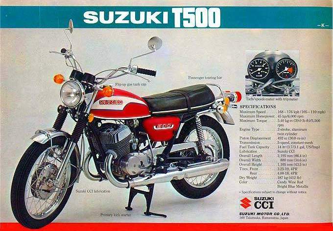 Suzuki T 500 (1972),  ajouté par chamalow