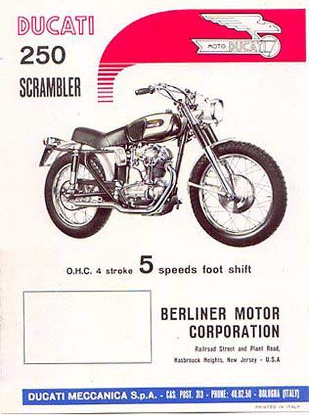 Ducati 250 Scrambler (1966),  ajouté par chamalow
