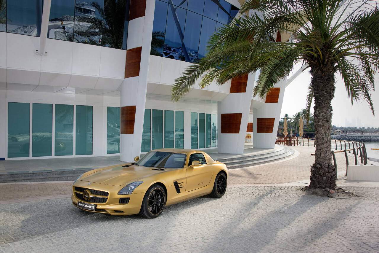 Mercedes-Benz SLS AMG « Desert Gold » (2010-2014),  ajouté par fox58