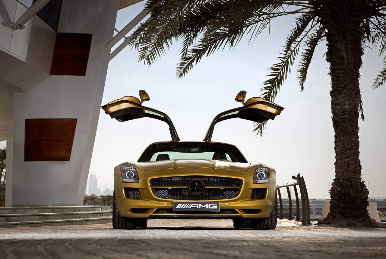 Mercedes-Benz SLS AMG « Desert Gold » (2010-2014),  ajouté par fox58