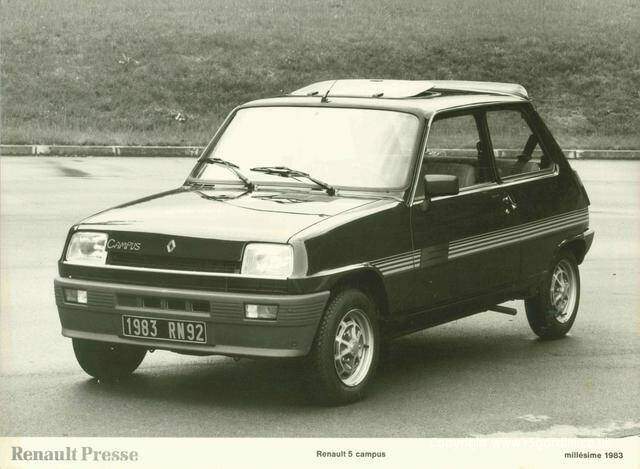Renault 5 Campus (1982),  ajouté par fox58