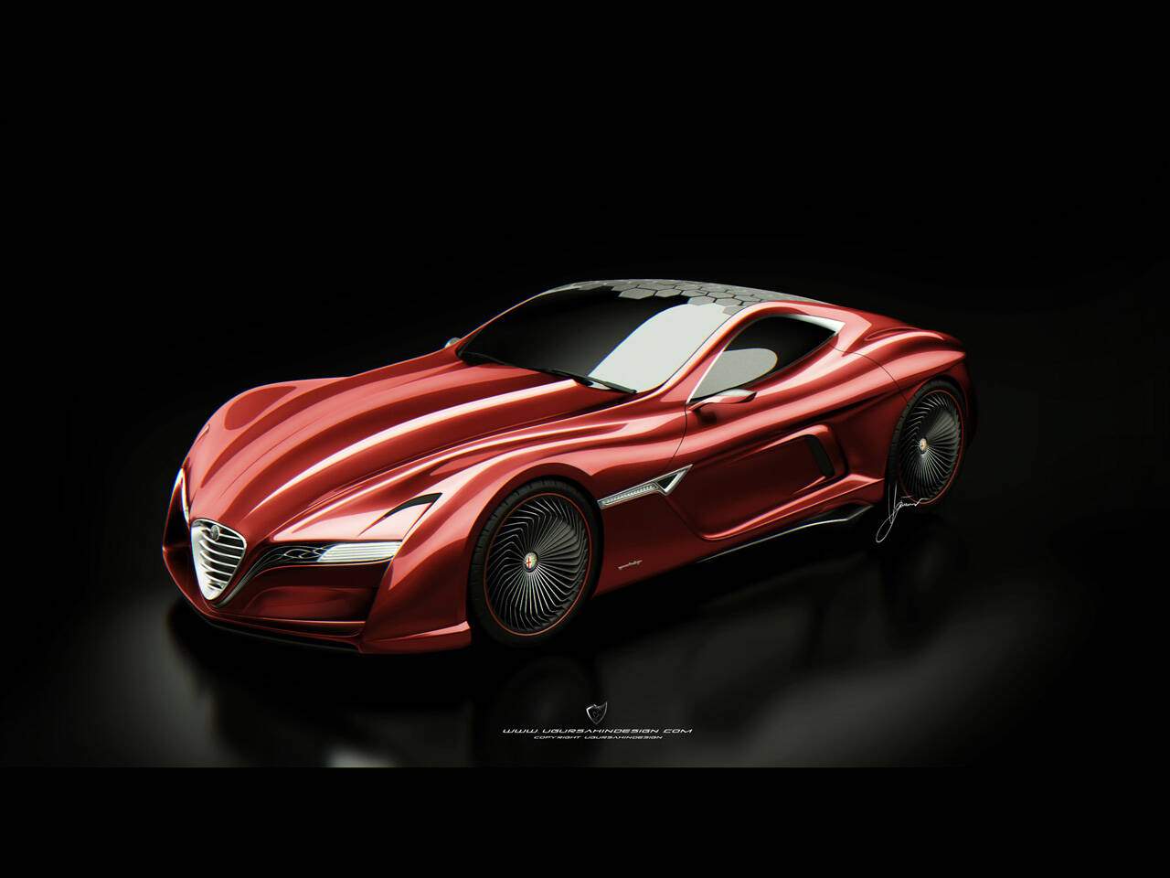 Ugur Sahin Design Alfa Romeo 12C GTS (2012),  ajouté par fox58