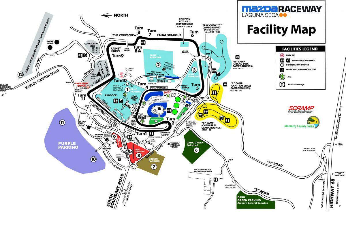 Mazda Raceway Laguna Seca,  ajouté par MissMP